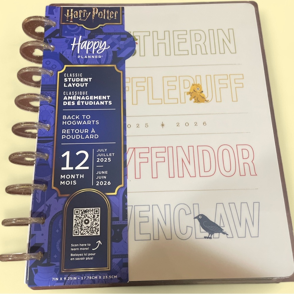Happy Planner Hogwarts House Edition